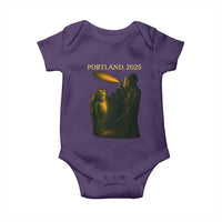 Resist Frog Political Poste Baby Onesie Free Portland Vintage Protest Graphic - Wonder Print Shop