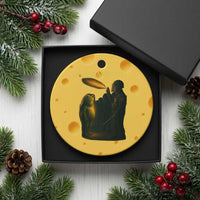 Resist Frog Political Poste Ceramic Ornament Free Portland Vintage Protest Graphic - Wonder Print Shop