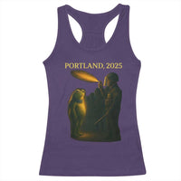 Resist Frog Political Poste Racerback Tank Top Free Portland Vintage Protest Graphic - Wonder Print Shop