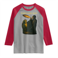 Resist Frog Political Poste Raglan Shirt Free Portland Vintage Protest Graphic - Wonder Print Shop