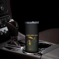 Resist Frog Political Poste Skinny Tumbler Free Portland Vintage Protest Graphic - Wonder Print Shop