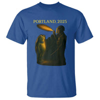 Resist Frog Political Poste T Shirt Free Portland Vintage Protest Graphic - Wonder Print Shop
