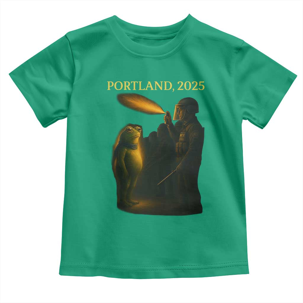 Resist Frog Political Poste Toddler T Shirt Free Portland Vintage Protest Graphic - Wonder Print Shop