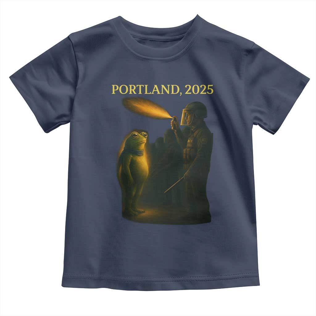Resist Frog Political Poste Toddler T Shirt Free Portland Vintage Protest Graphic - Wonder Print Shop