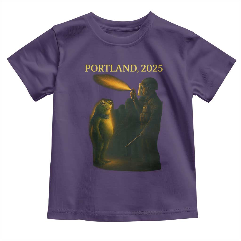 Resist Frog Political Poste Toddler T Shirt Free Portland Vintage Protest Graphic - Wonder Print Shop