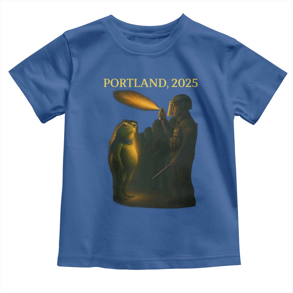 Resist Frog Political Poste Toddler T Shirt Free Portland Vintage Protest Graphic - Wonder Print Shop