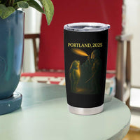 Resist Frog Political Poste Tumbler Cup Free Portland Vintage Protest Graphic - Wonder Print Shop