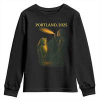 Resist Frog Political Poste Youth Sweatshirt Free Portland Vintage Protest Graphic - Wonder Print Shop