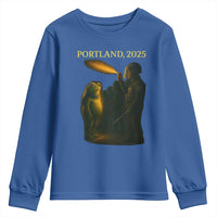 Resist Frog Political Poste Youth Sweatshirt Free Portland Vintage Protest Graphic - Wonder Print Shop