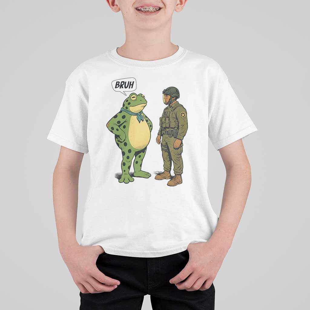 Funny Frog Bruh Resist Meme T Shirt For Kid Free Portland Oregon Political Satire - Wonder Print Shop