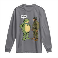 Funny Frog Bruh Resist Meme Long Sleeve Shirt Free Portland Oregon Political Satire - Wonder Print Shop