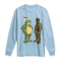 Funny Frog Bruh Resist Meme Long Sleeve Shirt Free Portland Oregon Political Satire - Wonder Print Shop