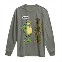 Funny Frog Bruh Resist Meme Long Sleeve Shirt Free Portland Oregon Political Satire - Wonder Print Shop