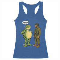 Funny Frog Bruh Resist Meme Racerback Tank Top Free Portland Oregon Political Satire - Wonder Print Shop
