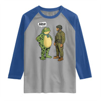Funny Frog Bruh Resist Meme Raglan Shirt Free Portland Oregon Political Satire - Wonder Print Shop