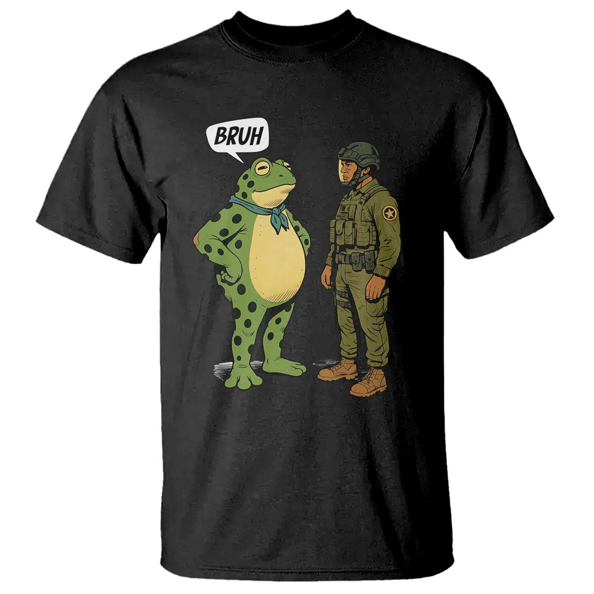 Funny Frog Bruh Resist Meme T Shirt Free Portland Oregon Political Satire - Wonder Print Shop