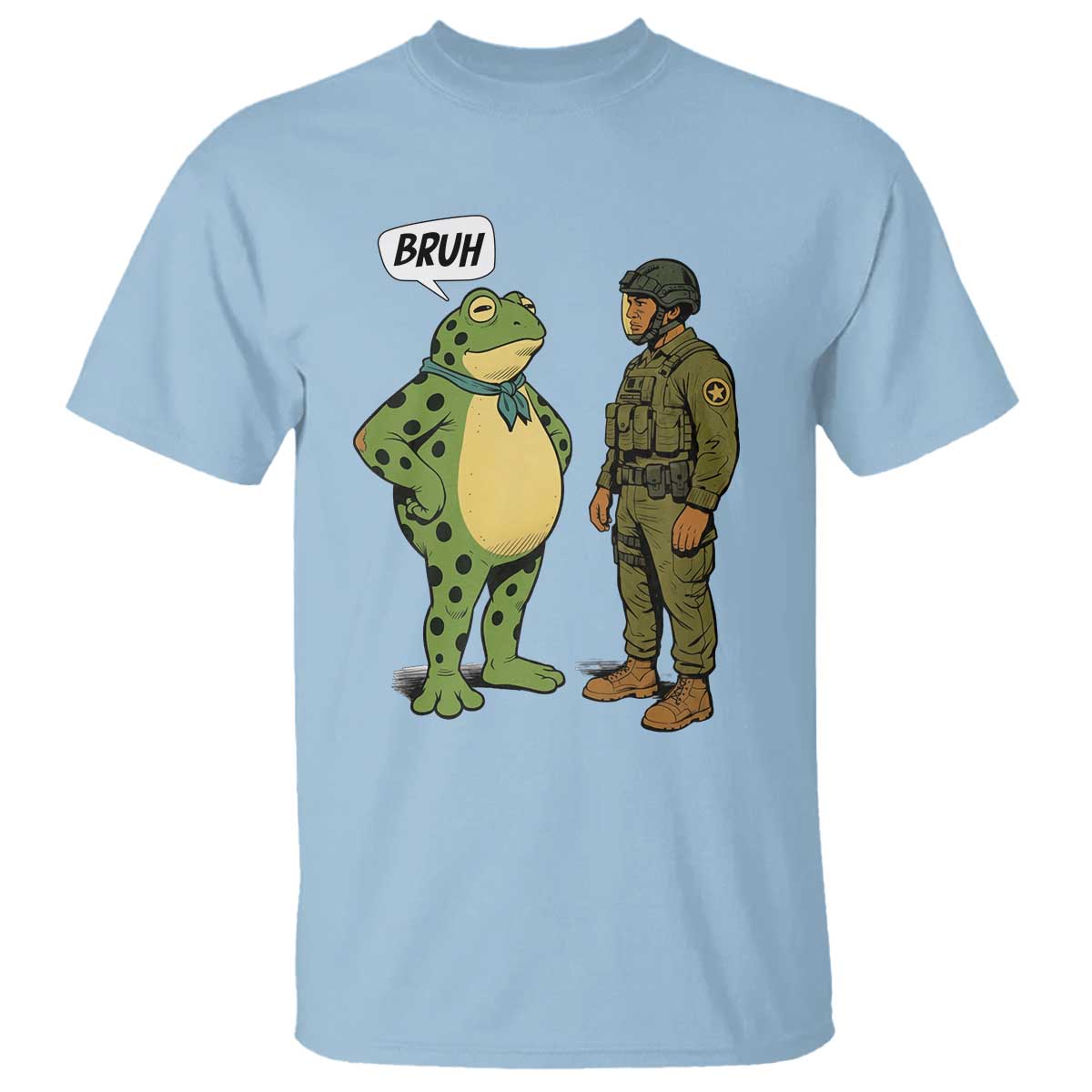 Funny Frog Bruh Resist Meme T Shirt Free Portland Oregon Political Satire - Wonder Print Shop