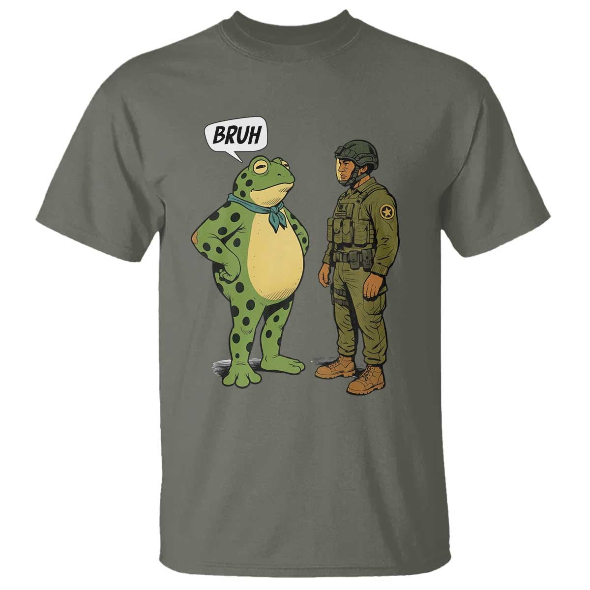Funny Frog Bruh Resist Meme T Shirt Free Portland Oregon Political Satire - Wonder Print Shop