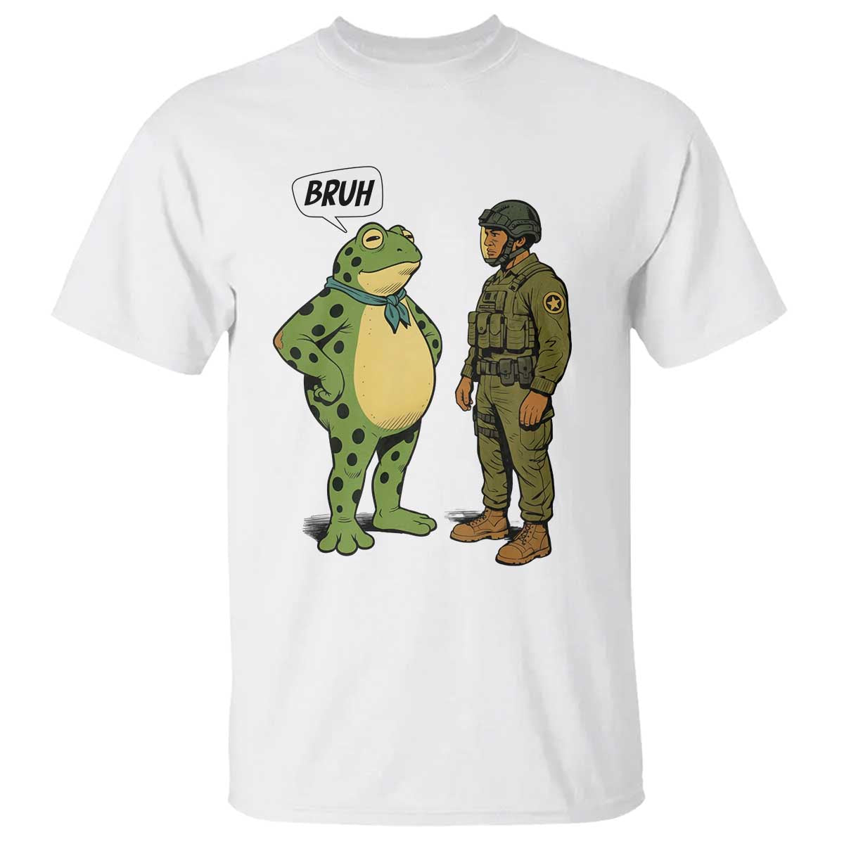 Funny Frog Bruh Resist Meme T Shirt Free Portland Oregon Political Satire - Wonder Print Shop