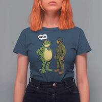Funny Frog Bruh Resist Meme T Shirt For Women Free Portland Oregon Political Satire - Wonder Print Shop