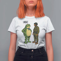 Funny Frog Bruh Resist Meme T Shirt For Women Free Portland Oregon Political Satire - Wonder Print Shop