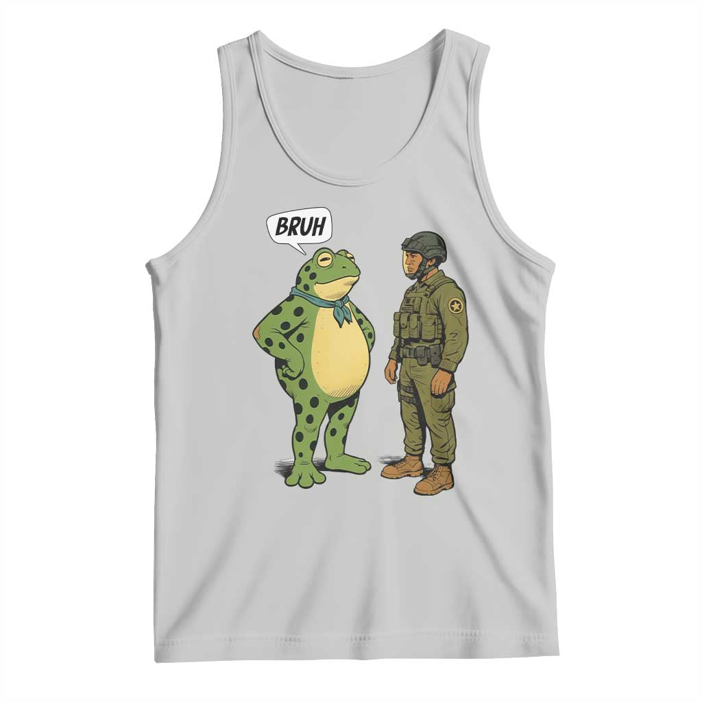 Funny Frog Bruh Resist Meme Tank Top Free Portland Oregon Political Satire - Wonder Print Shop