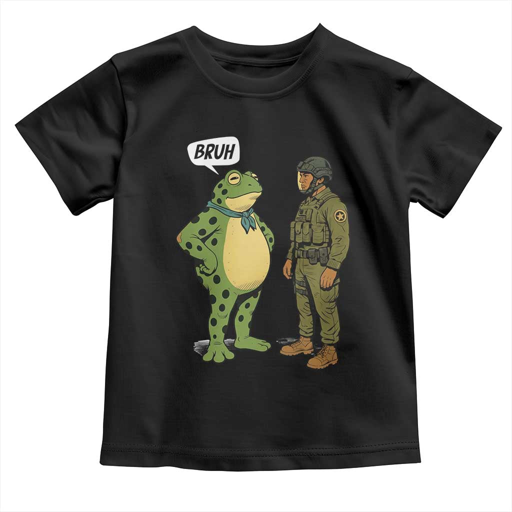 Funny Frog Bruh Resist Meme Toddler T Shirt Free Portland Oregon Political Satire - Wonder Print Shop