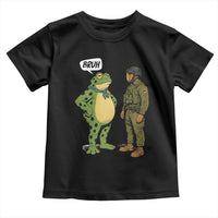 Funny Frog Bruh Resist Meme Toddler T Shirt Free Portland Oregon Political Satire - Wonder Print Shop