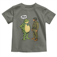 Funny Frog Bruh Resist Meme Toddler T Shirt Free Portland Oregon Political Satire - Wonder Print Shop