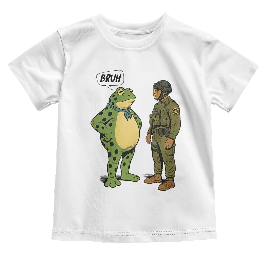 Funny Frog Bruh Resist Meme Toddler T Shirt Free Portland Oregon Political Satire - Wonder Print Shop