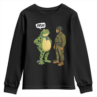 Funny Frog Bruh Resist Meme Youth Sweatshirt Free Portland Oregon Political Satire - Wonder Print Shop
