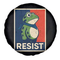 Portland 2025 Protest Spare Tire Cover Frog Resist Against Pepper Spray - Wonder Print Shop