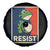 Portland 2025 Protest Spare Tire Cover Frog Resist Against Pepper Spray - Wonder Print Shop