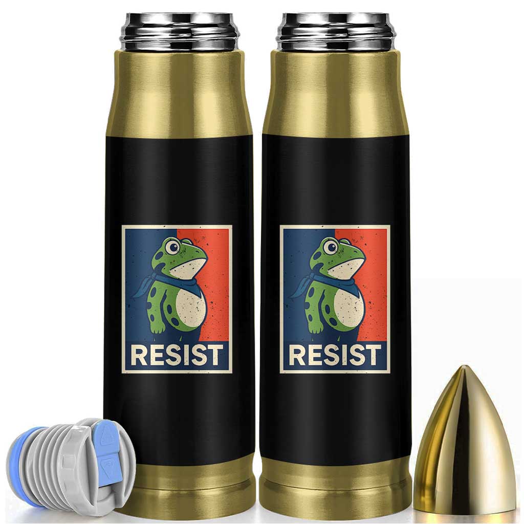 Portland 2025 Protest Bullet Tumbler Frog Resist Against Pepper Spray - Wonder Print Shop