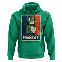 Portland 2025 Protest Hoodie Frog Resist Against Pepper Spray - Wonder Print Shop