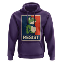 Portland 2025 Protest Hoodie Frog Resist Against Pepper Spray - Wonder Print Shop