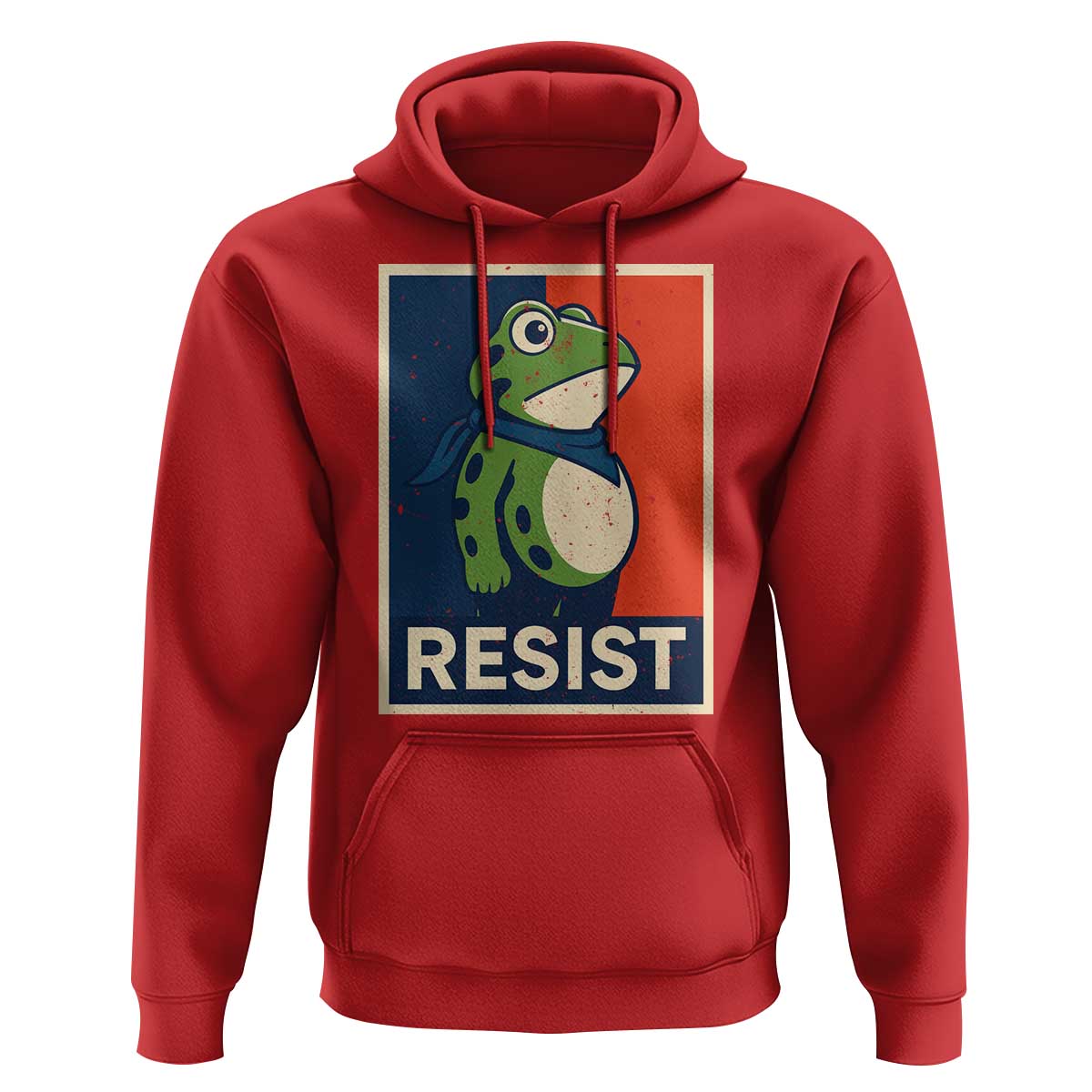 Portland 2025 Protest Hoodie Frog Resist Against Pepper Spray - Wonder Print Shop
