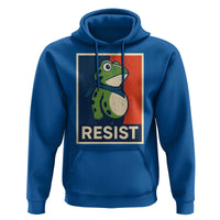 Portland 2025 Protest Hoodie Frog Resist Against Pepper Spray - Wonder Print Shop