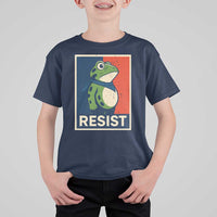 Portland 2025 Protest T Shirt For Kid Frog Resist Against Pepper Spray - Wonder Print Shop