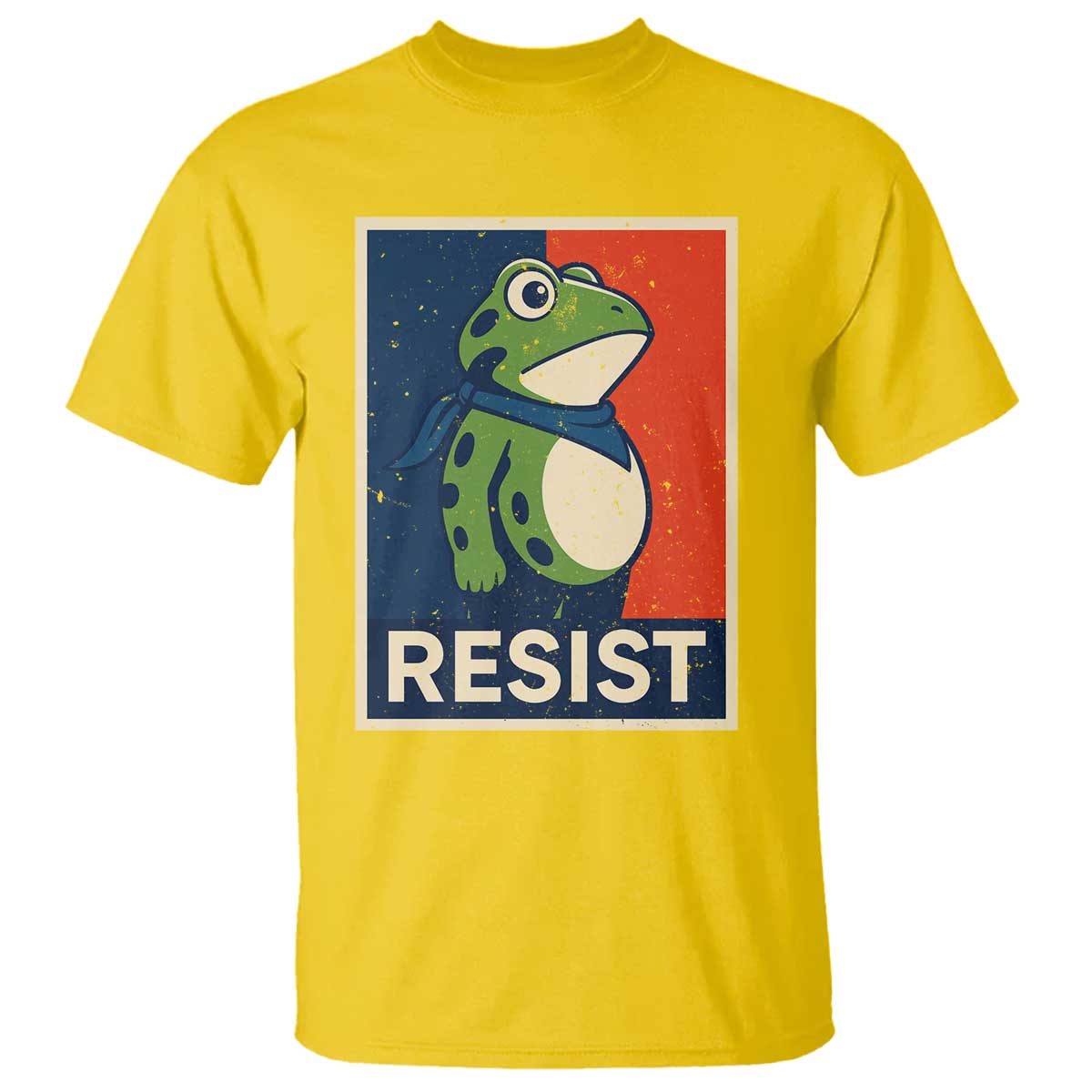 Portland 2025 Protest T Shirt Frog Resist Against Pepper Spray - Wonder Print Shop