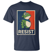 Portland 2025 Protest T Shirt Frog Resist Against Pepper Spray - Wonder Print Shop