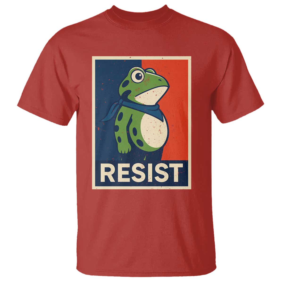 Portland 2025 Protest T Shirt Frog Resist Against Pepper Spray - Wonder Print Shop