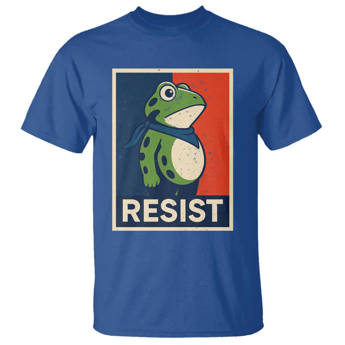 Portland 2025 Protest T Shirt Frog Resist Against Pepper Spray - Wonder Print Shop
