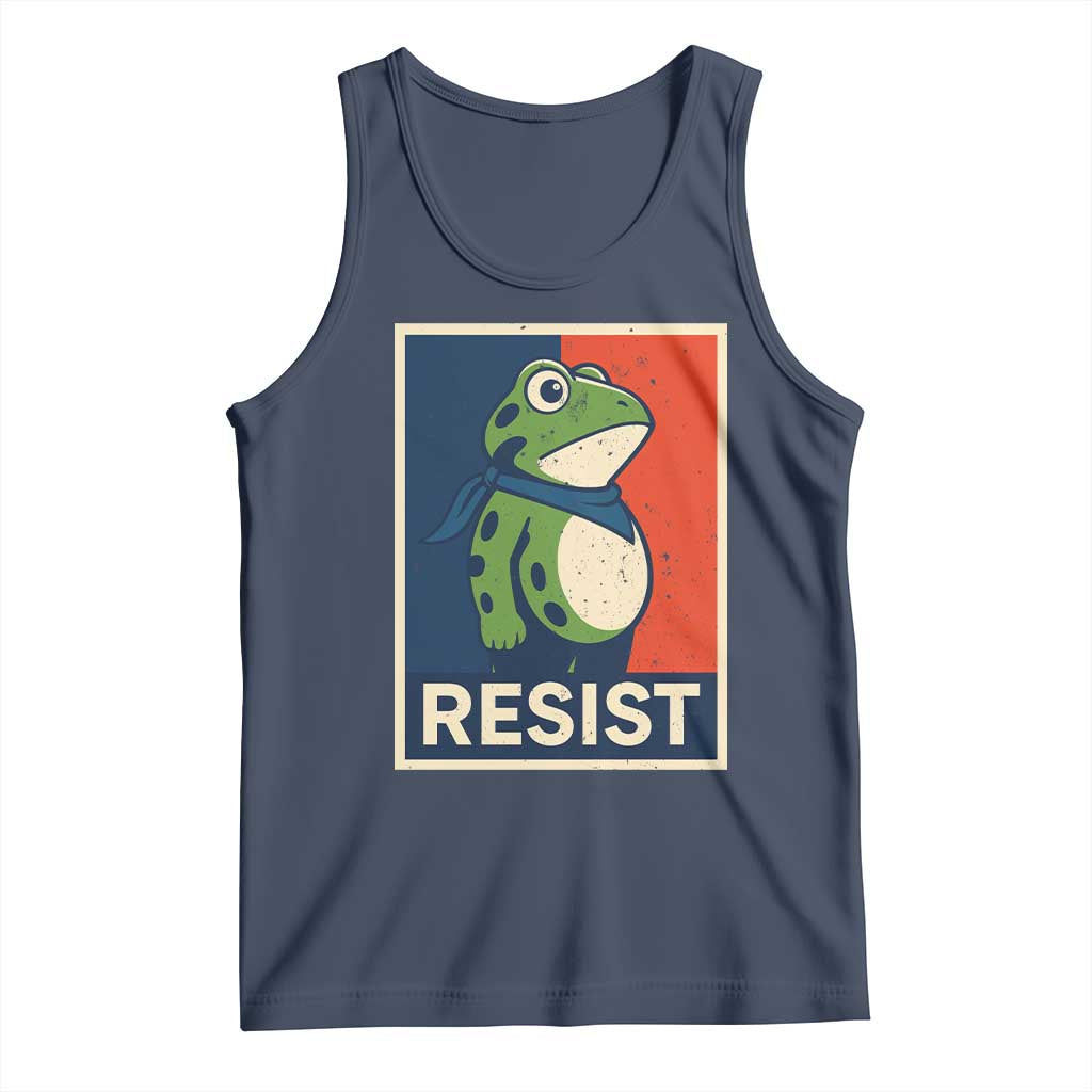 Portland 2025 Protest Tank Top Frog Resist Against Pepper Spray - Wonder Print Shop
