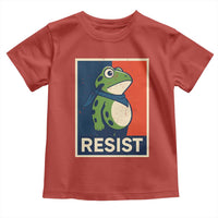 Portland 2025 Protest Toddler T Shirt Frog Resist Against Pepper Spray - Wonder Print Shop