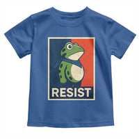 Portland 2025 Protest Toddler T Shirt Frog Resist Against Pepper Spray - Wonder Print Shop