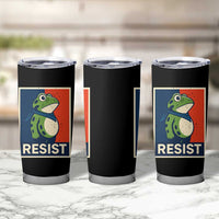 Portland 2025 Protest Tumbler Cup Frog Resist Against Pepper Spray - Wonder Print Shop