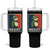 Portland 2025 Protest Tumbler With Handle Frog Resist Against Pepper Spray - Wonder Print Shop