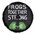 Frogs Together Strong Spare Tire Cover Free Portland Oregon Unity Meme - Wonder Print Shop