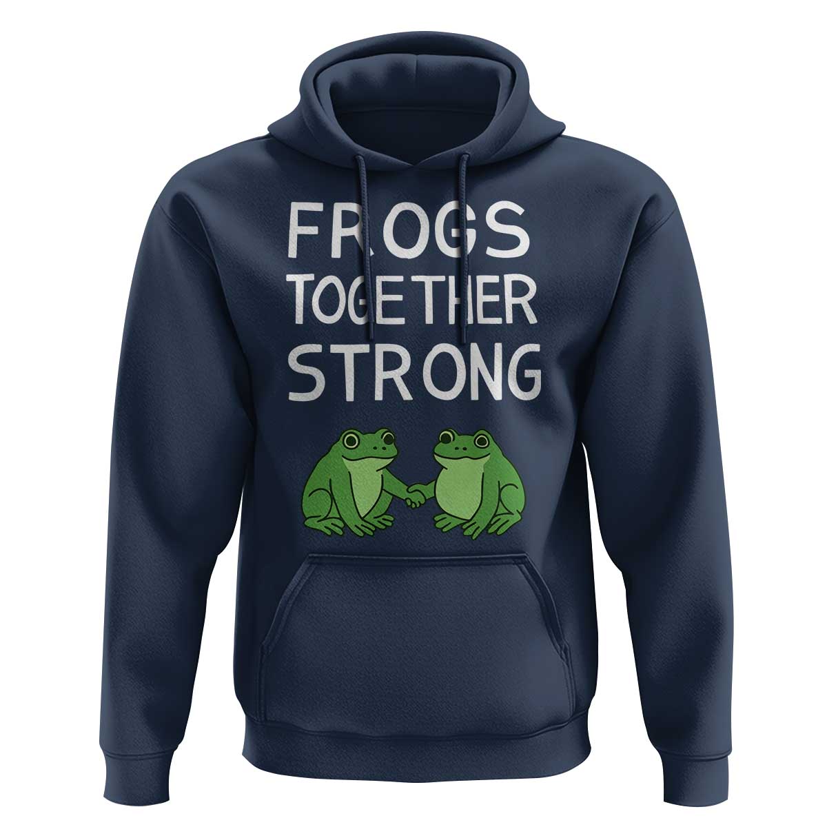 Frogs Together Strong Hoodie Free Portland Oregon Unity Meme - Wonder Print Shop